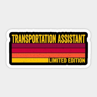 Transportation Assistant Sticker